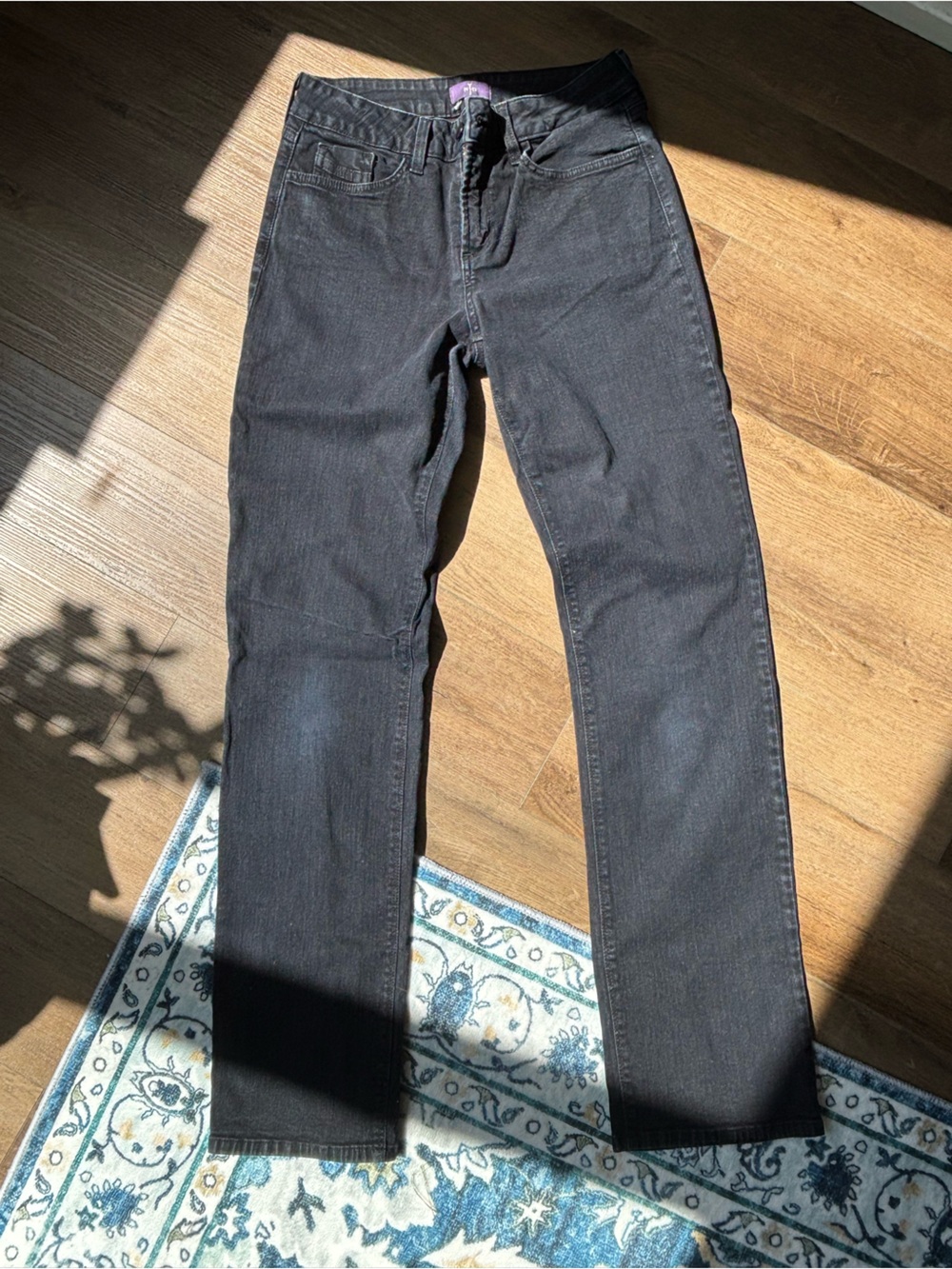 NYD Black Straight-Leg Jeans for Women